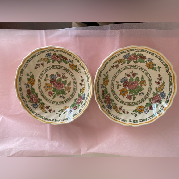 Vtg Set of 2 Royal Doulton Fine Bone China “The Cavendish” Small Dessert Dishes - Picture 2 of 8